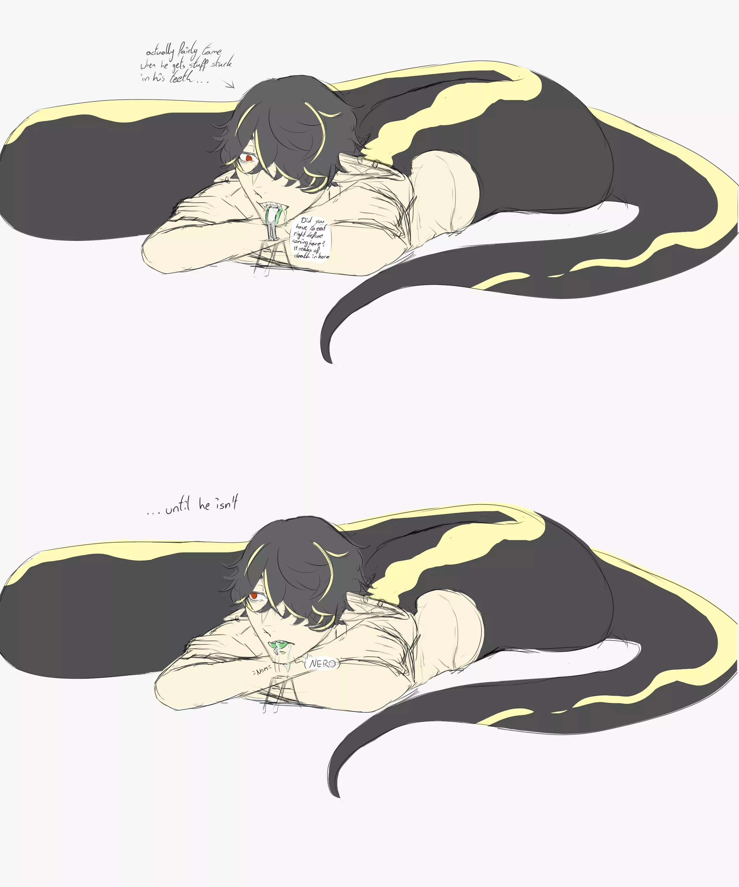 [Fetish content, Vore, macrophilia/microphilia] back with some fine dining 