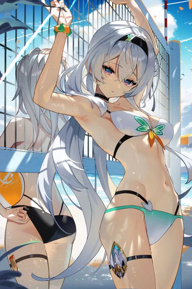 Firefly in swimwear (scottie) [Honkai Star Rail]