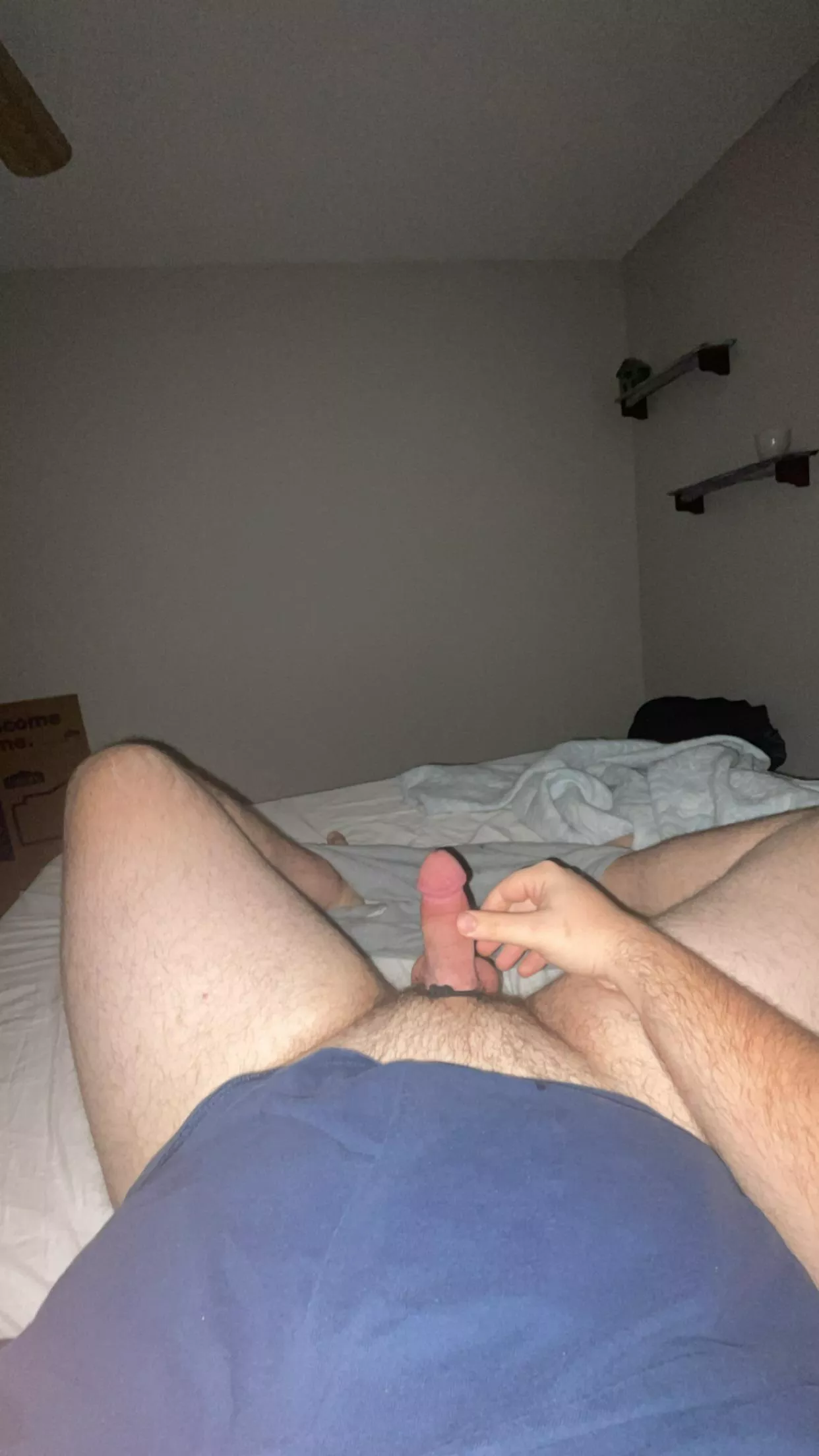 Friends gf hairtie on my balls 23 sec_38 hmu bros 