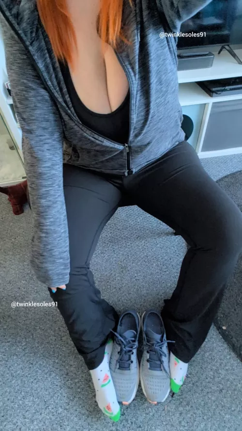 Gotta have cute socks for working out