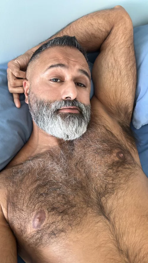 Hairy brown man