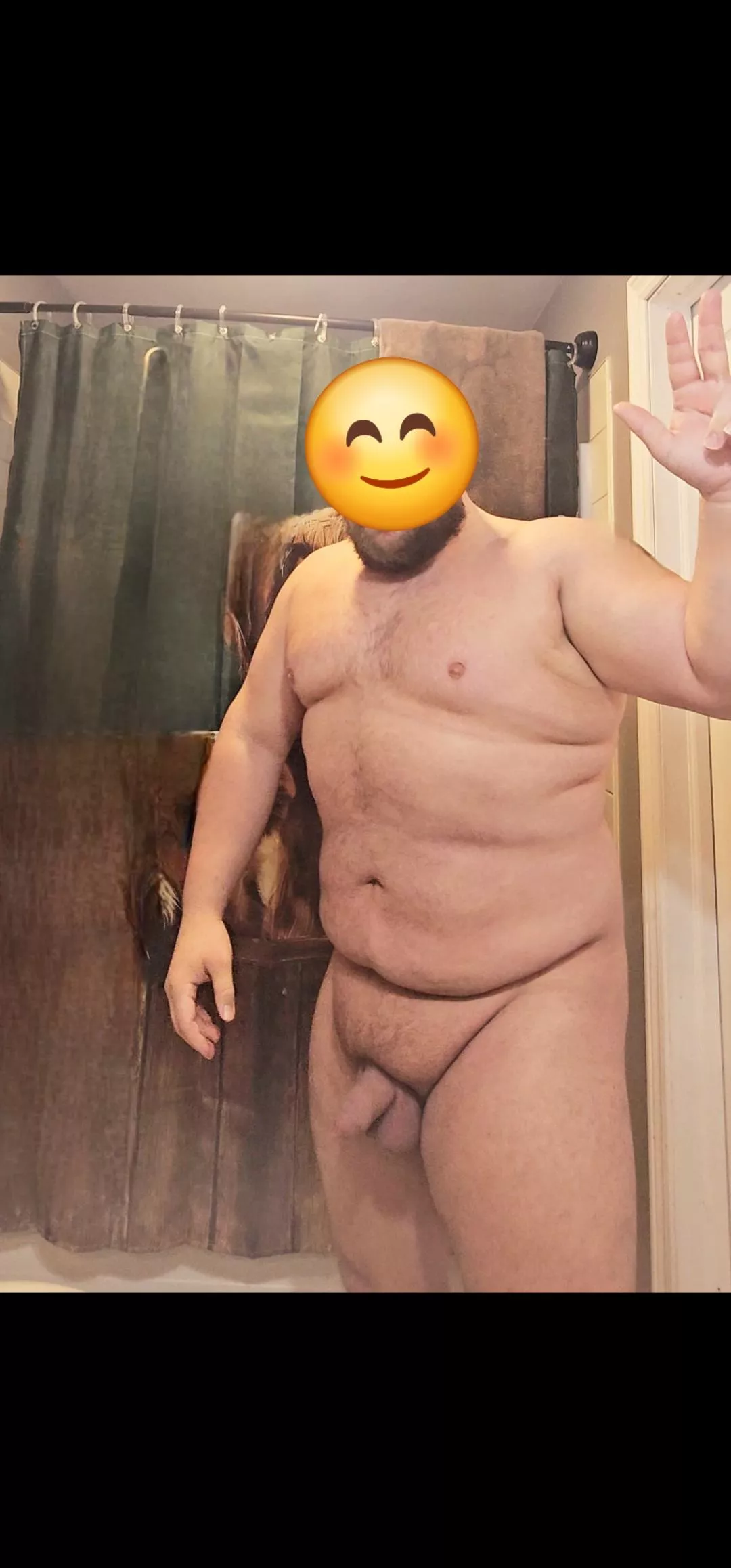 Have to settle for a bathroom nude. Brrr it's getting cold