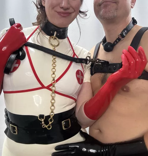 He loves my new latex 