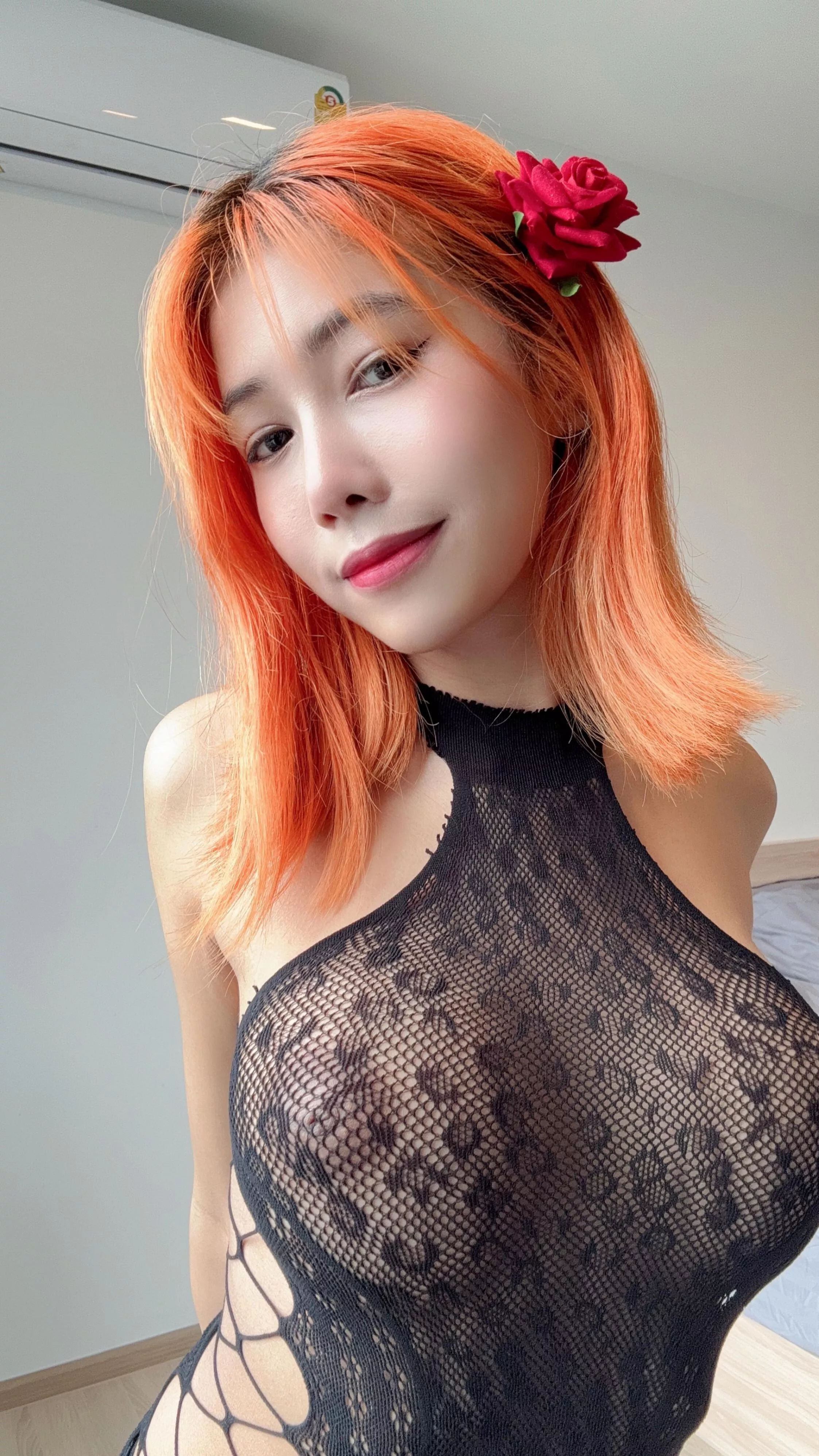 I am dispelling the myth that Asian women have small boobs