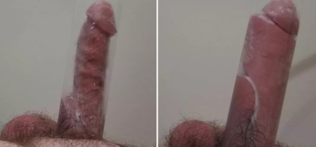 I can feel it keep stretching and growing bigger