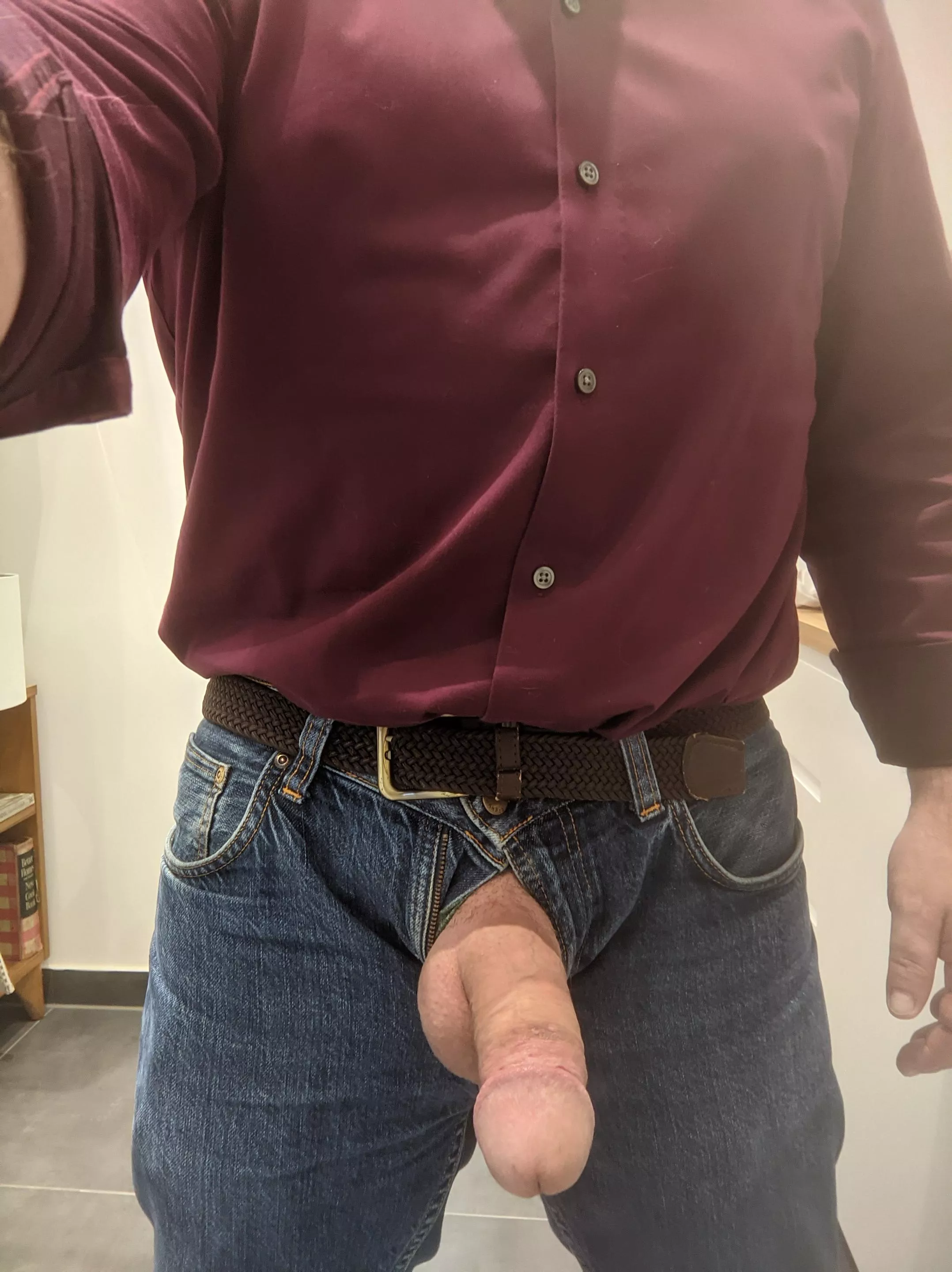 I got dressed to make us dinner