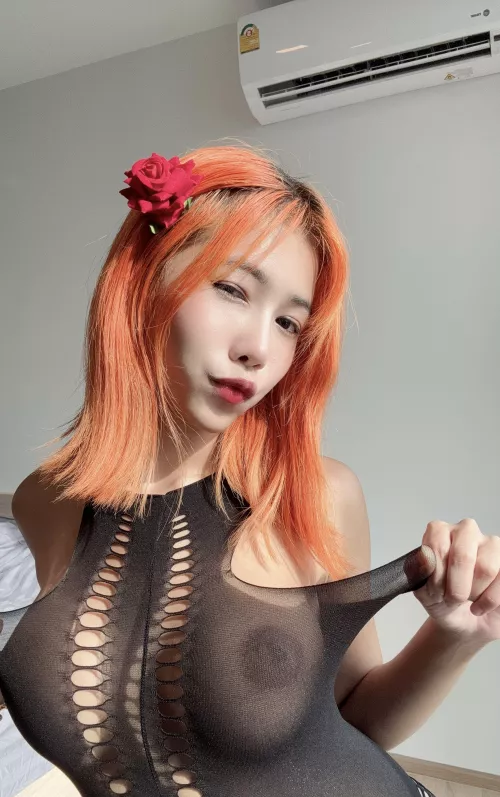 I just want at least 5 guys likes my huge asian boobs [breed]