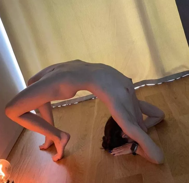 I like to do yoga with my hair down