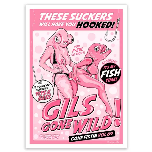 I make art inspired by working behind the scenes of the adult industry