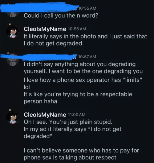 If it’s one thing men have, it’s audacity. The irony in trying to degrade a PSO while having to PAY a PSO 🤣 