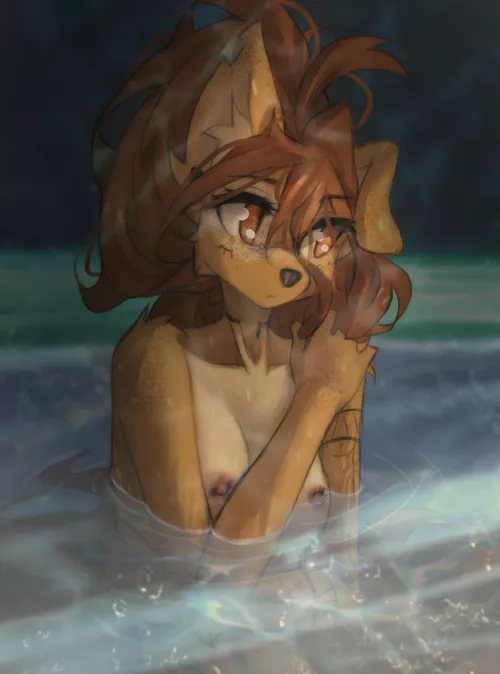 In the hot tub [F] (tinygaypirate)