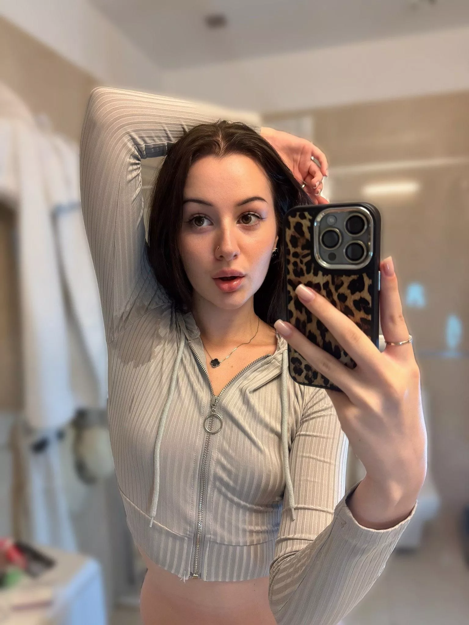 It's so hot in the room, isn't it