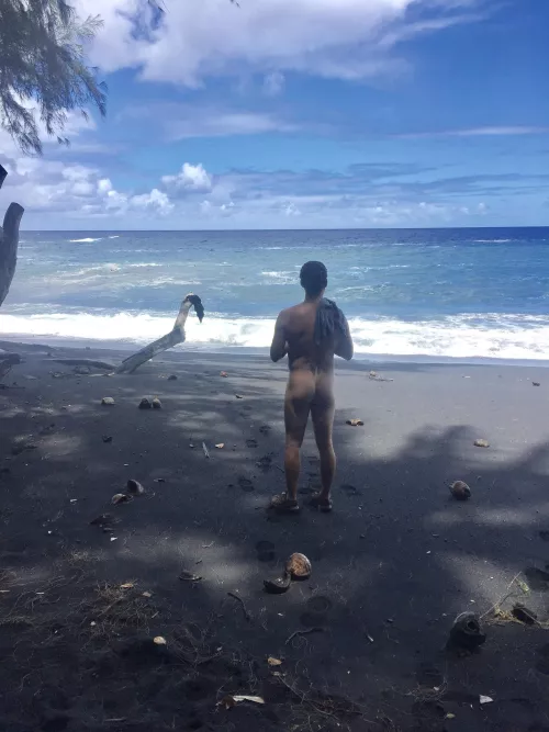 Just a peaceful day at the beach. Big island. Hawaii. 