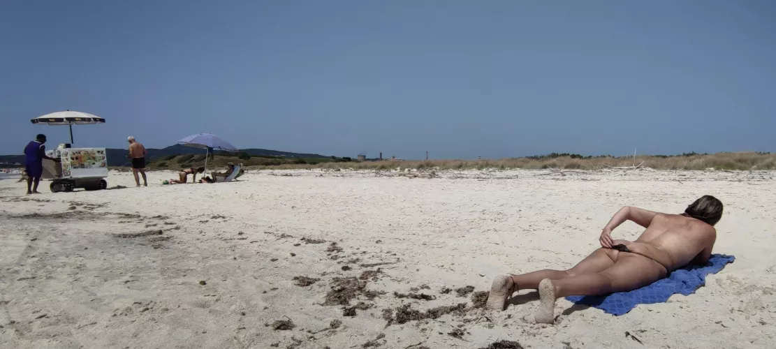 Key holder on the beach