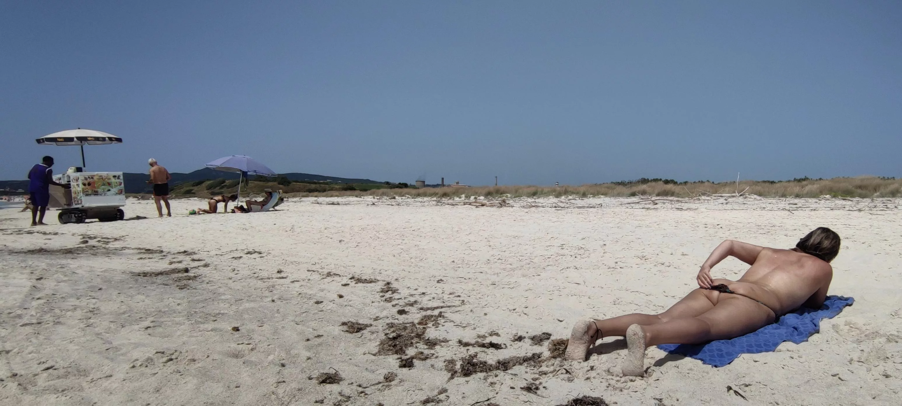 Key holder on the beach