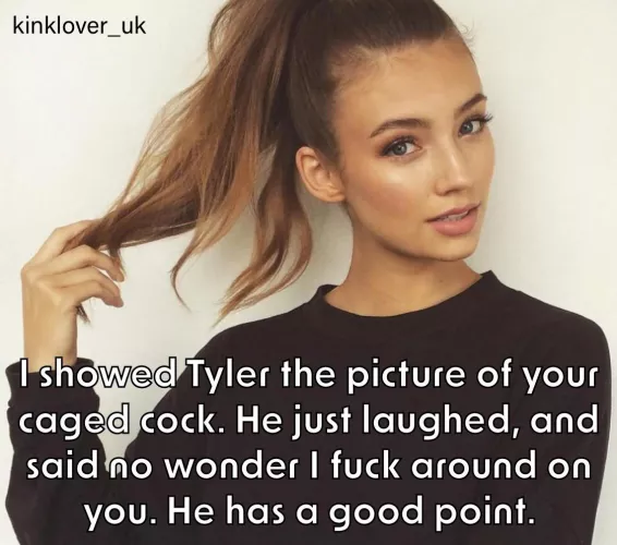 Knowing they speak and laugh about you in private excites you, doesn’t it? 