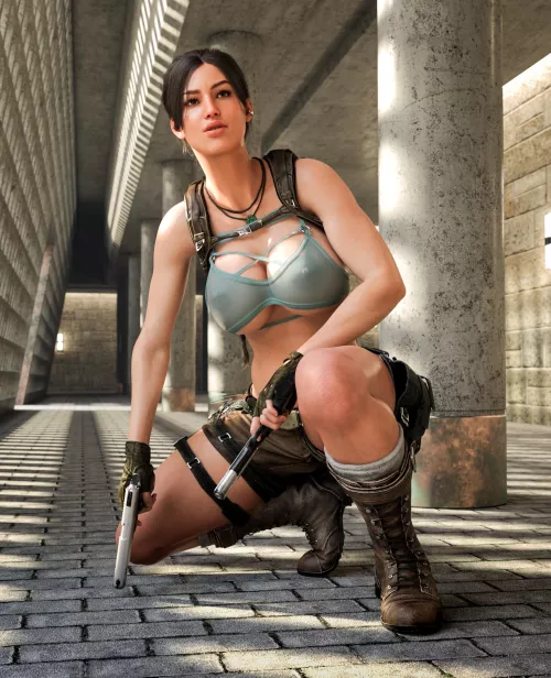 Lara Croft (tridiks) [Call of Duty]