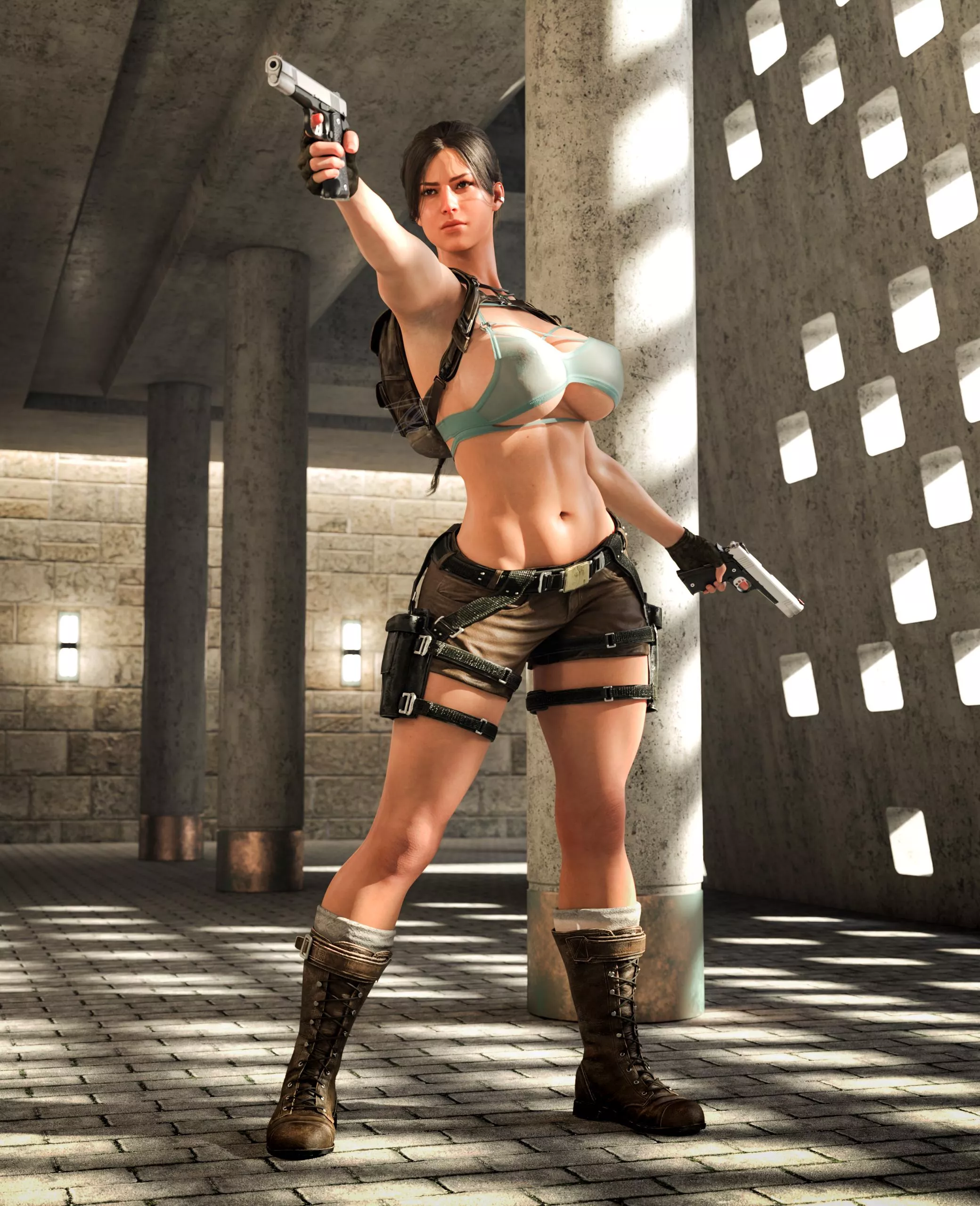 Lara Croft (tridiks) [Tomb Raider / Call of Duty]