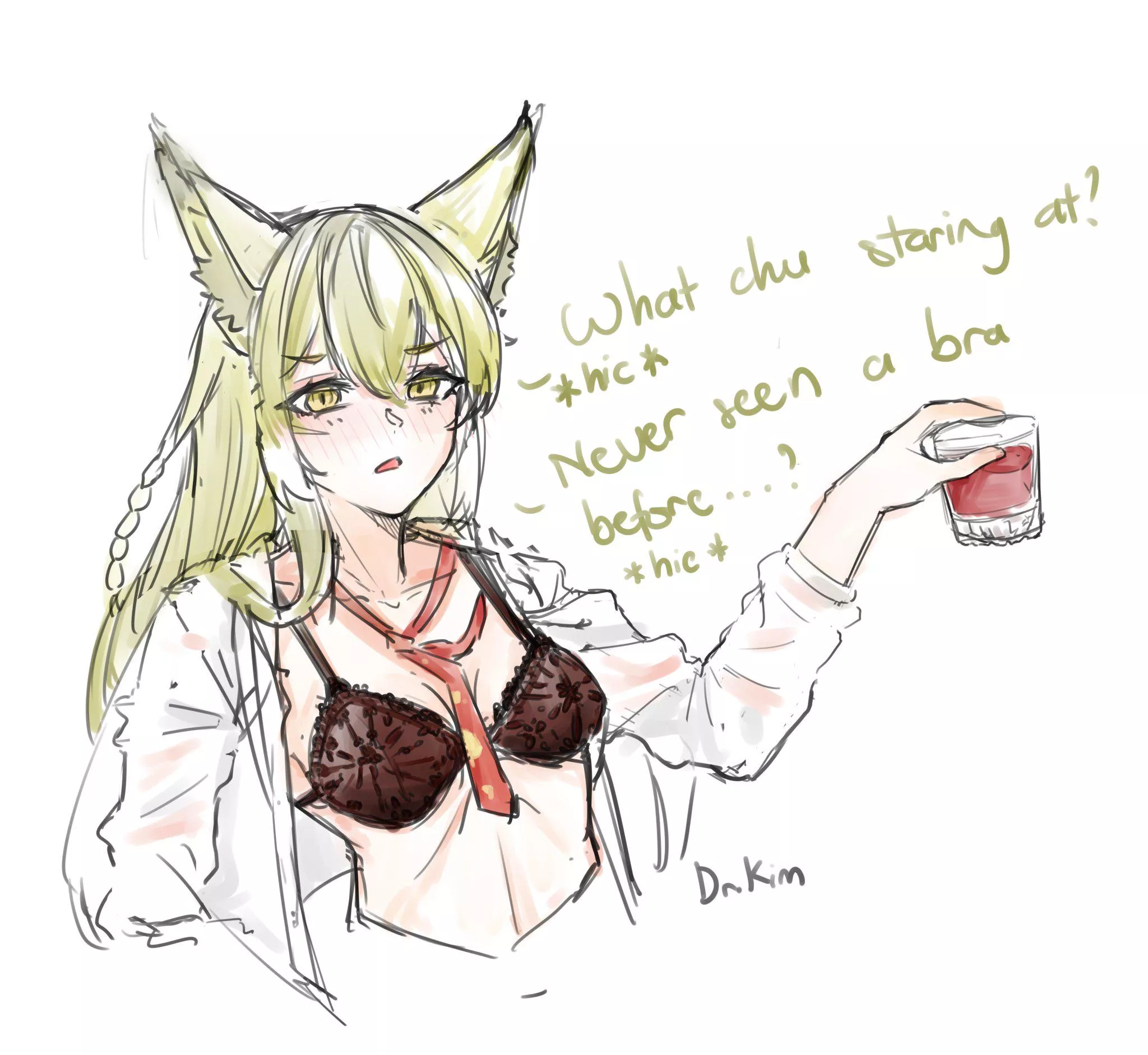 Lisa's Mother being drunk