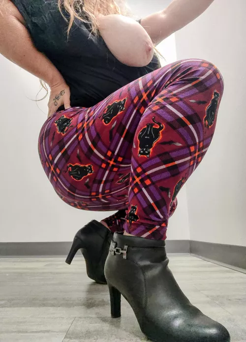 Love casual Friday at work I went with Black kitties and big'ol titties fo Halloween today!