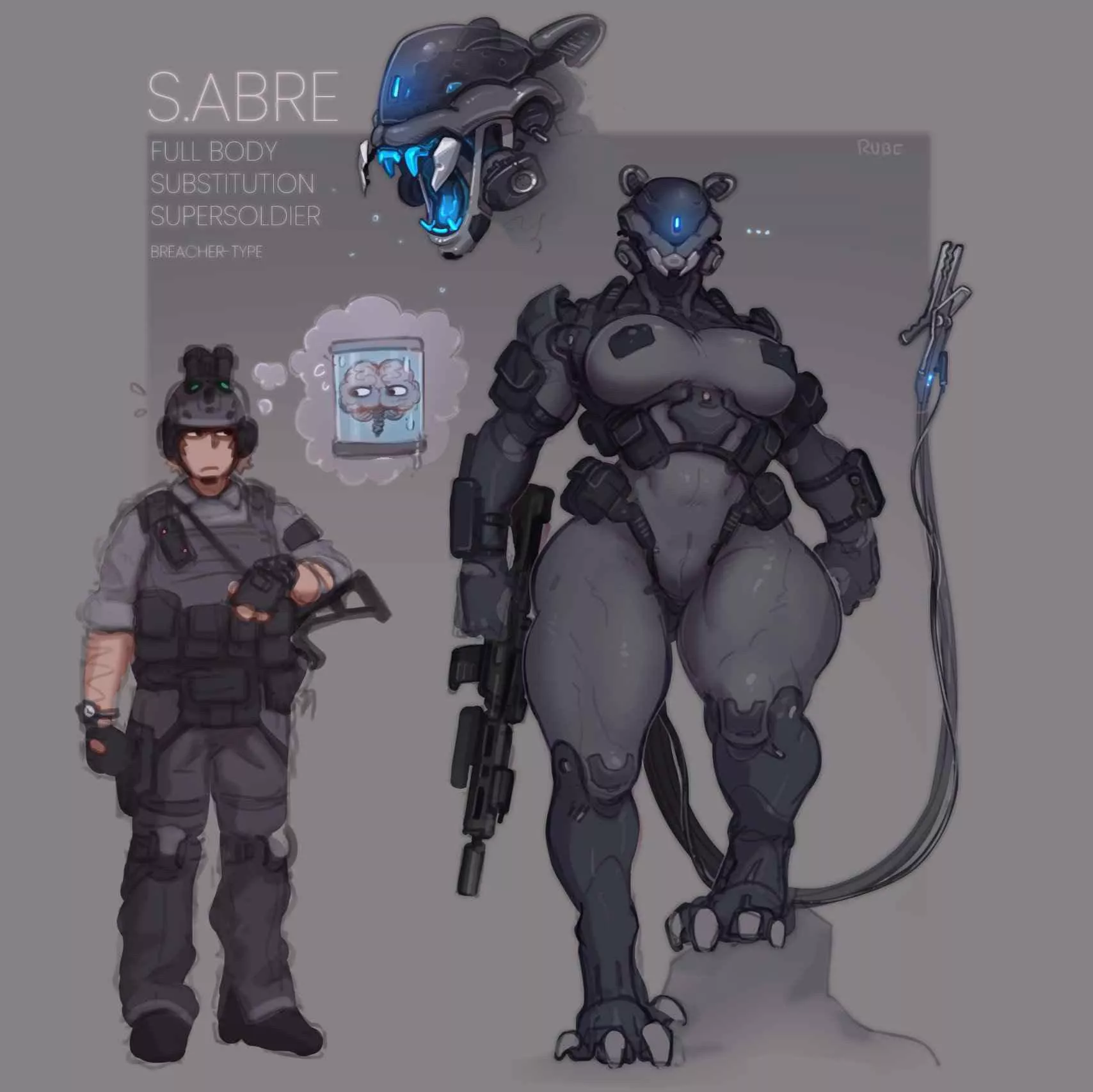 (M4gm) being a mercenary for hire means I have a lot of spending cash( so I figured I’d splurge on experimental synthetic full body armor, I wasn’t expecting to to be so feminine and the si to be so intimate and lewd. Can a robot even have a crush on