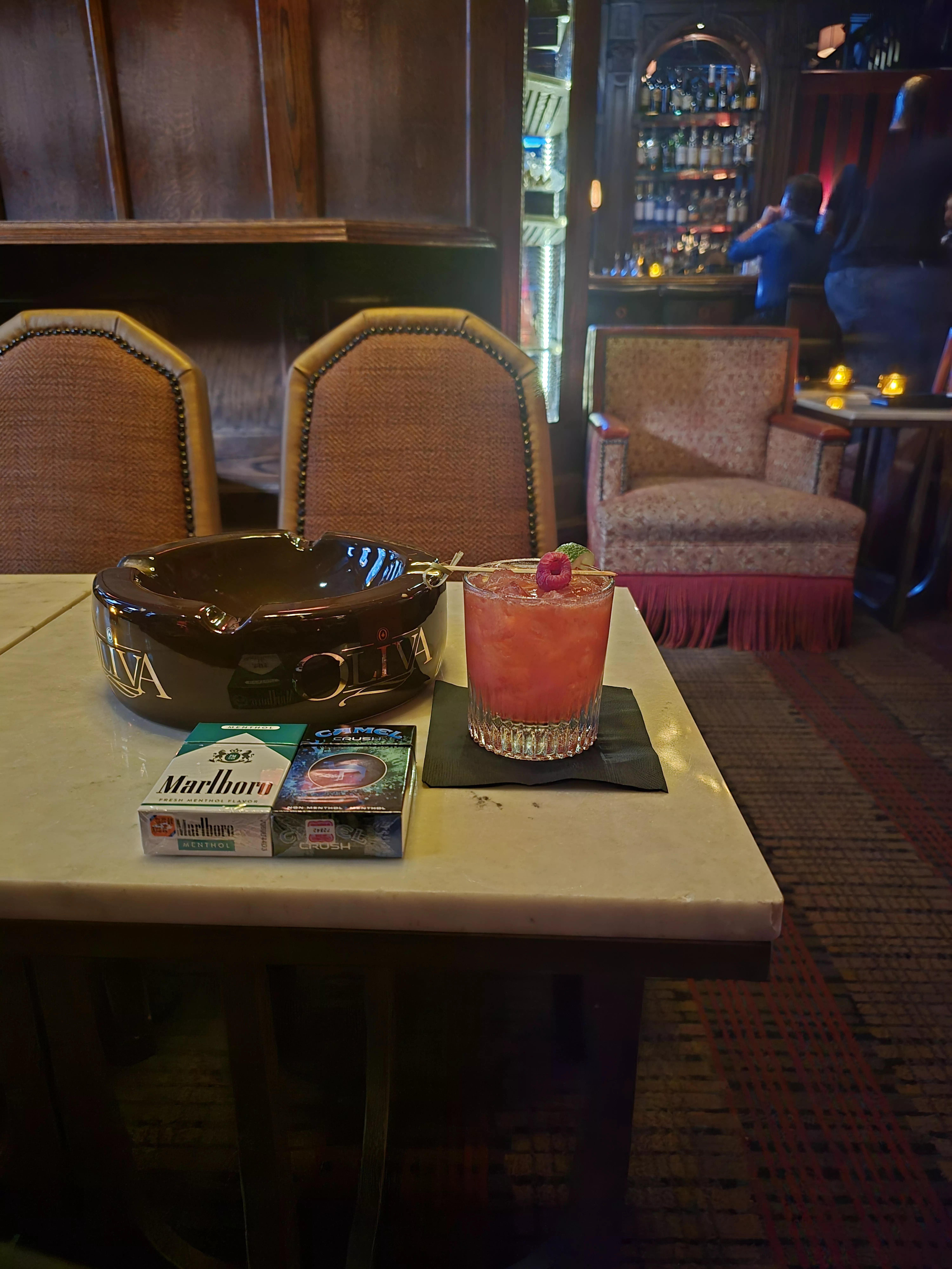 Menthols and cocktails 