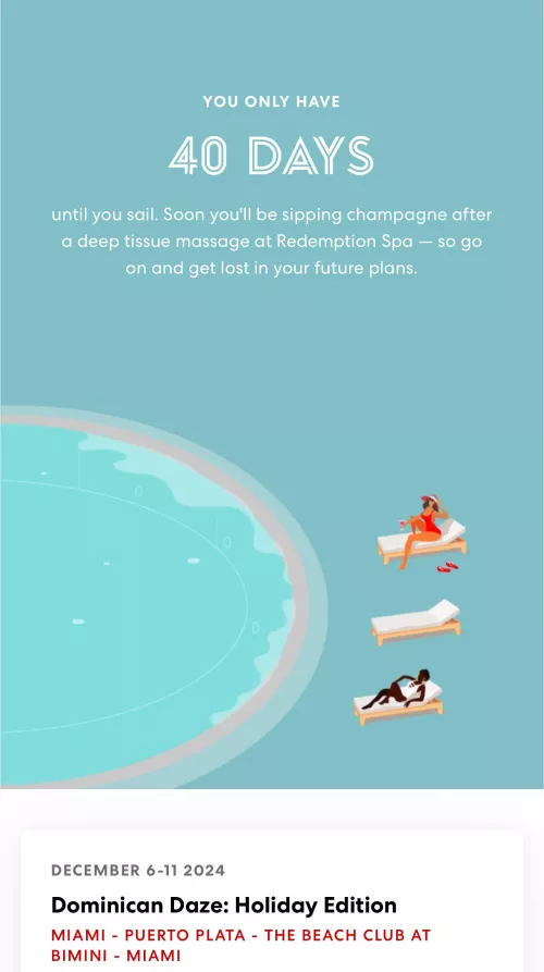  [MF4F]  Anyone going to be on board the valiant lady? Dec. 6th-11th. Birthday surprise for her