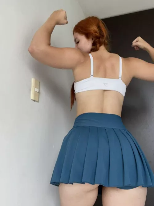 Muscles as fierce as my attitude