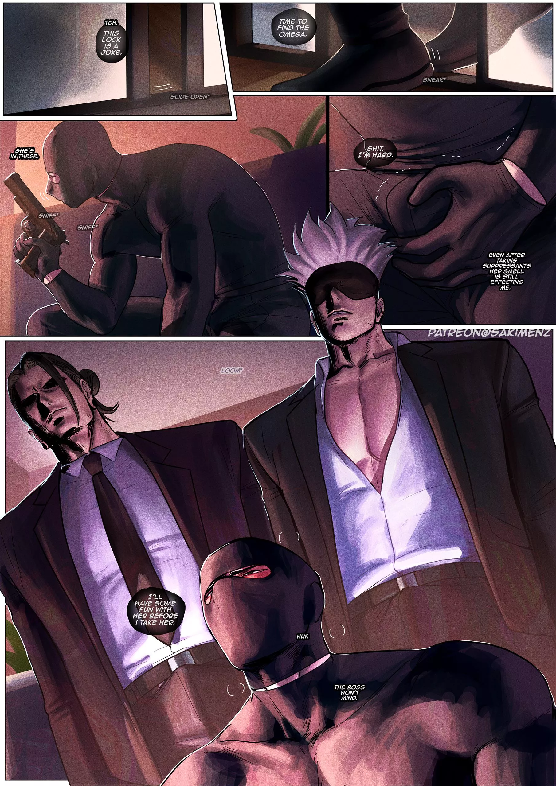 My alpha body guards geto gojo p. 10