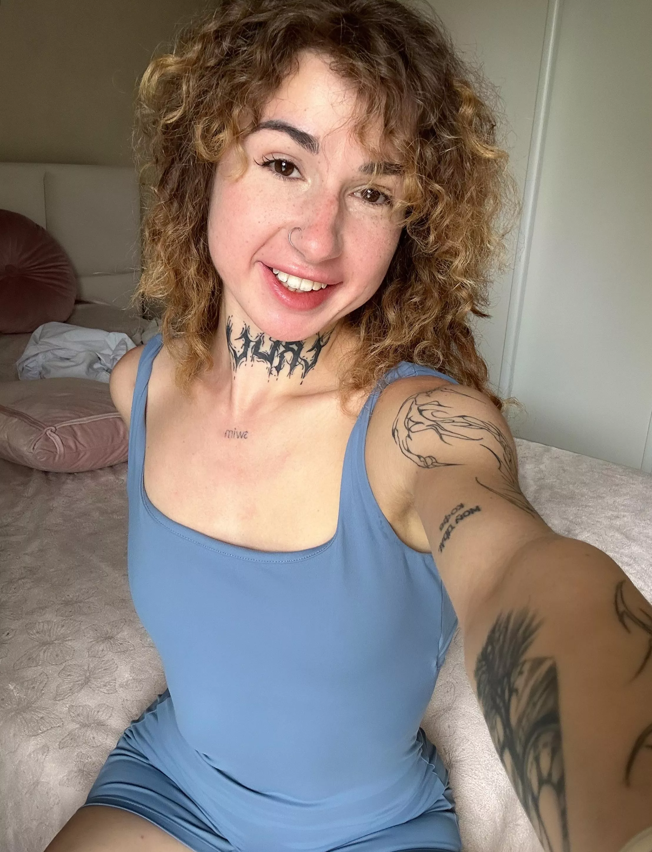 my husband bought me some new toys that we're going to try out tonight I'm excited so I'm smiling