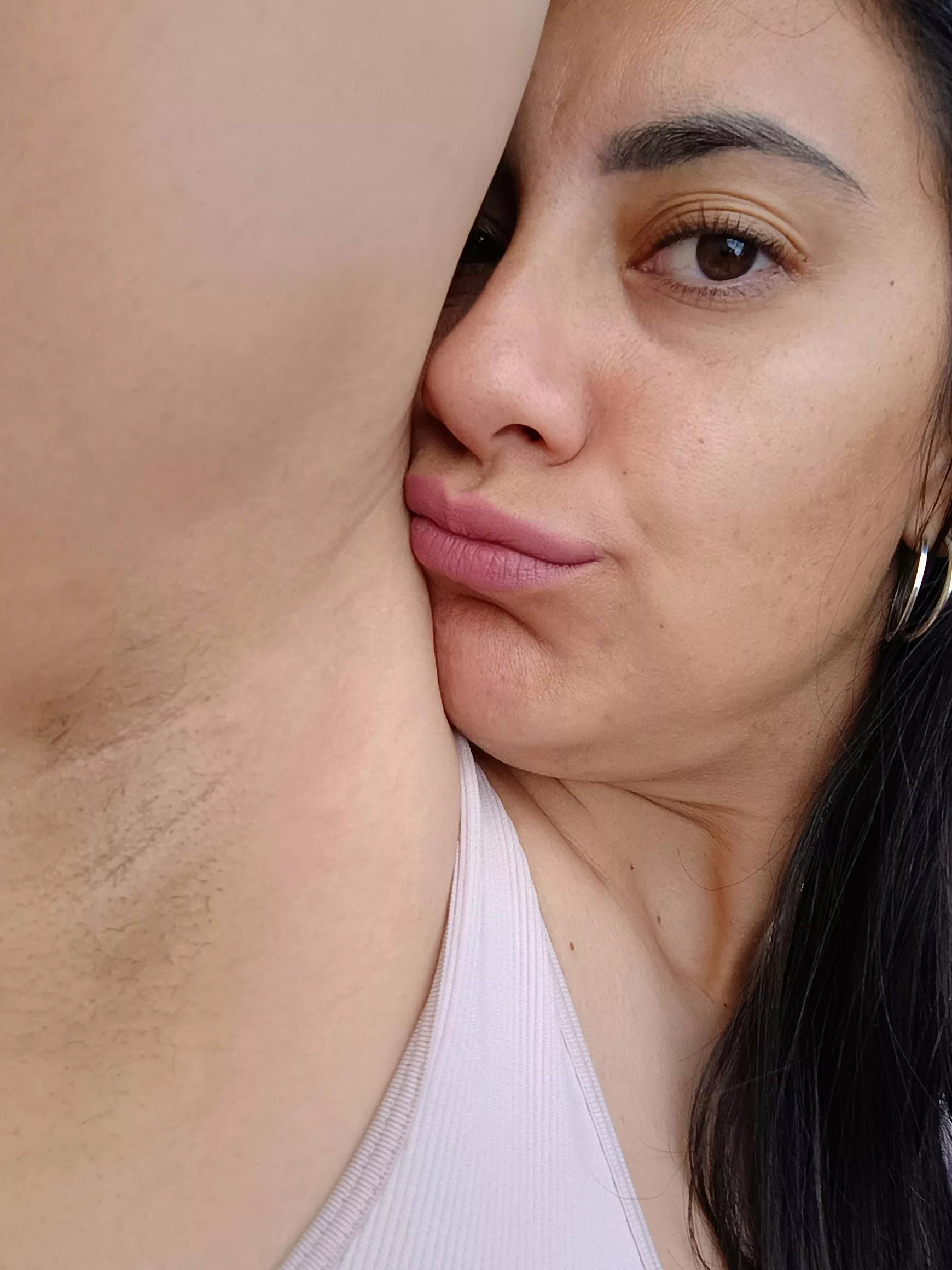 My sweaty armpits are ready for your tongue