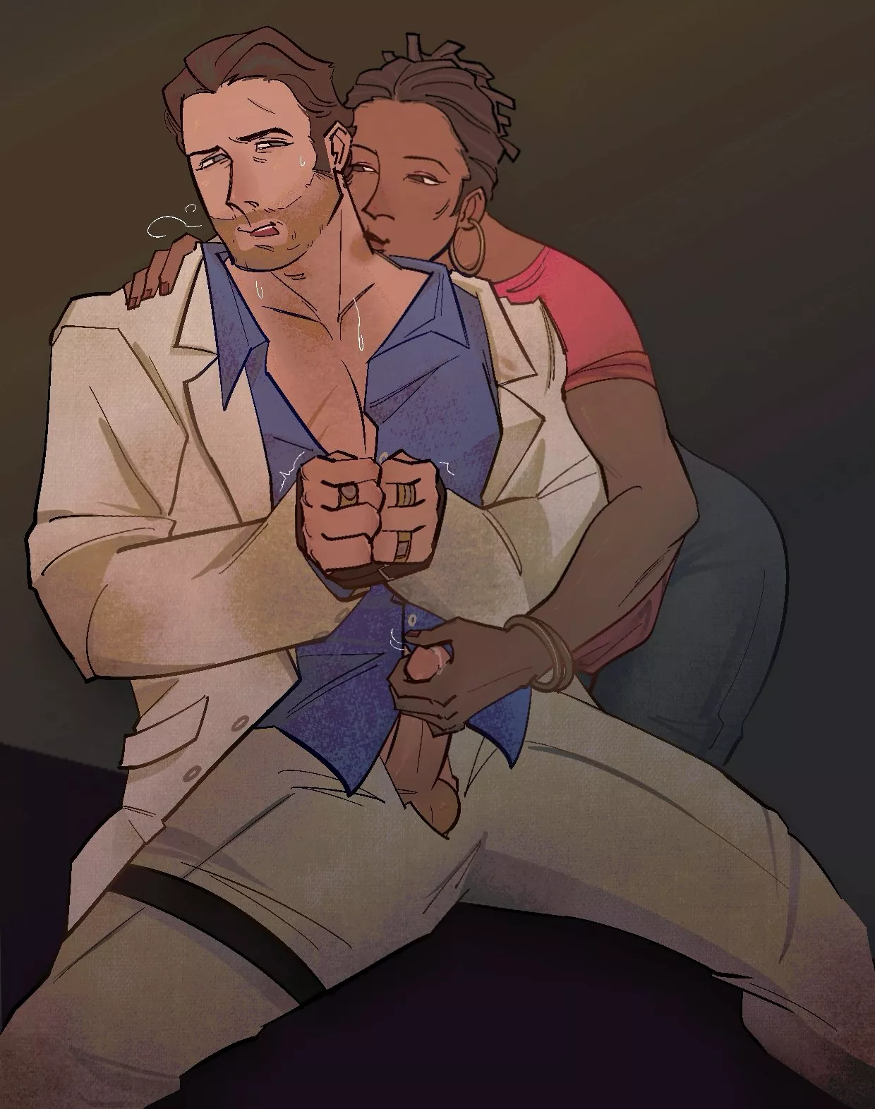 Nick and Rochele by @AA_Glycine