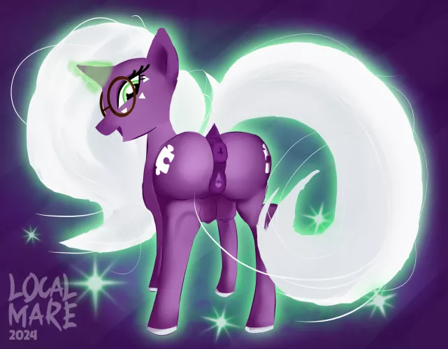 Now presenting my new unicorn OC, Puzzle Piece! Do you like her?