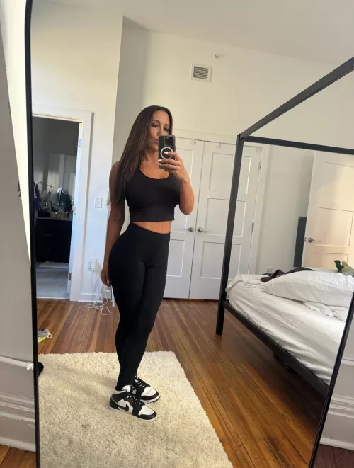 Ready for my workout in my Pandas