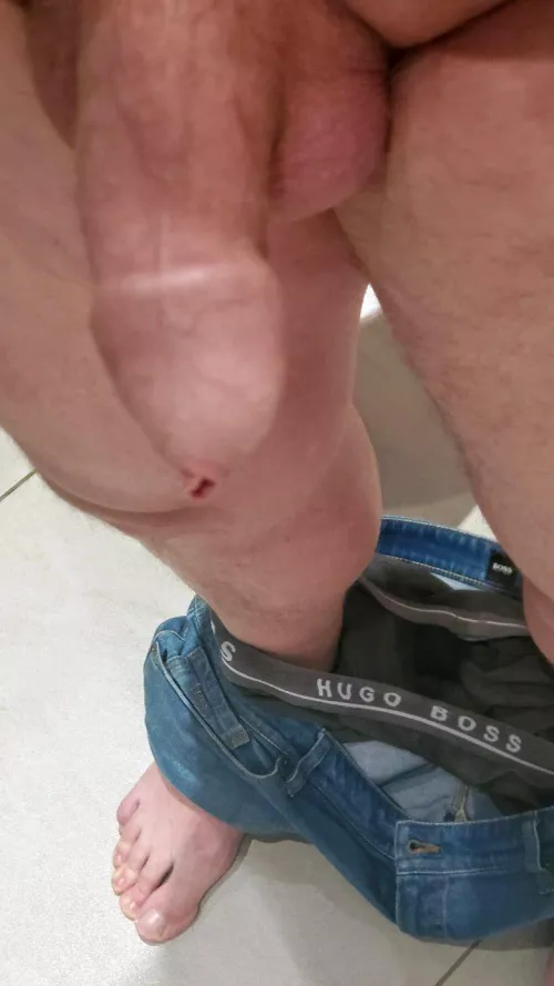 Secretly hoping you will walk in on me