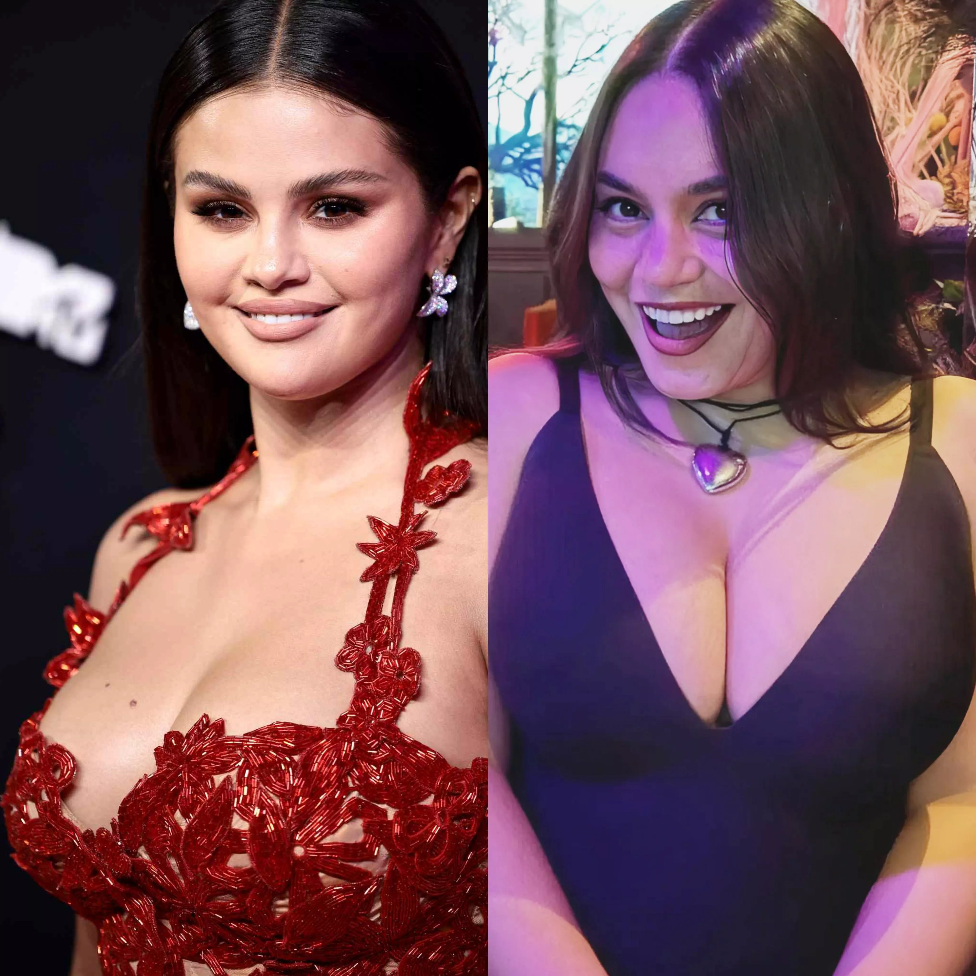 Selena Gomez or Vanessa Hudgens. Pick your submissive wife who loves being shown off in public and utterly dominated and humiliated behind closed doors by you. Add details to your response. 