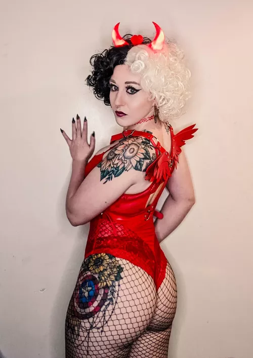 Sexy Devil in Fishnets 😈🔥