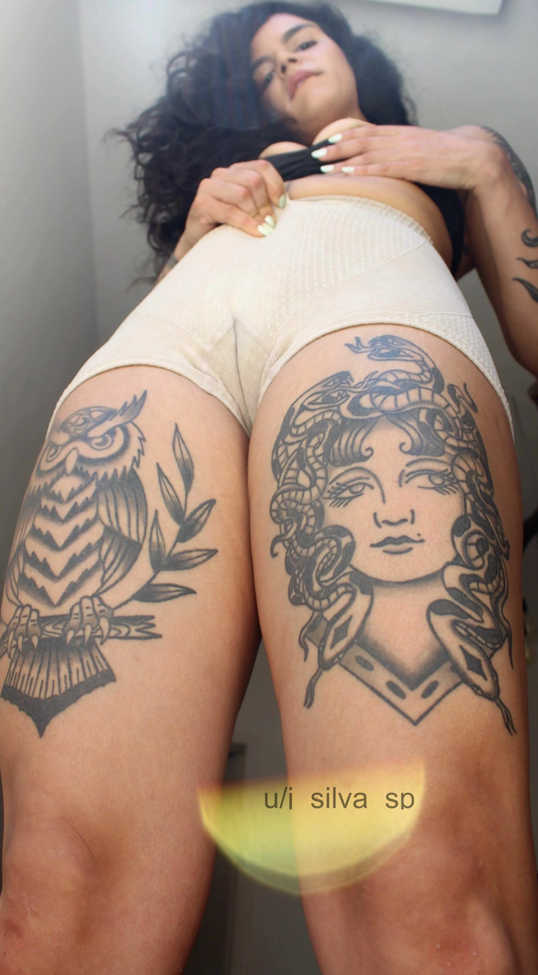 she always eats this shorts