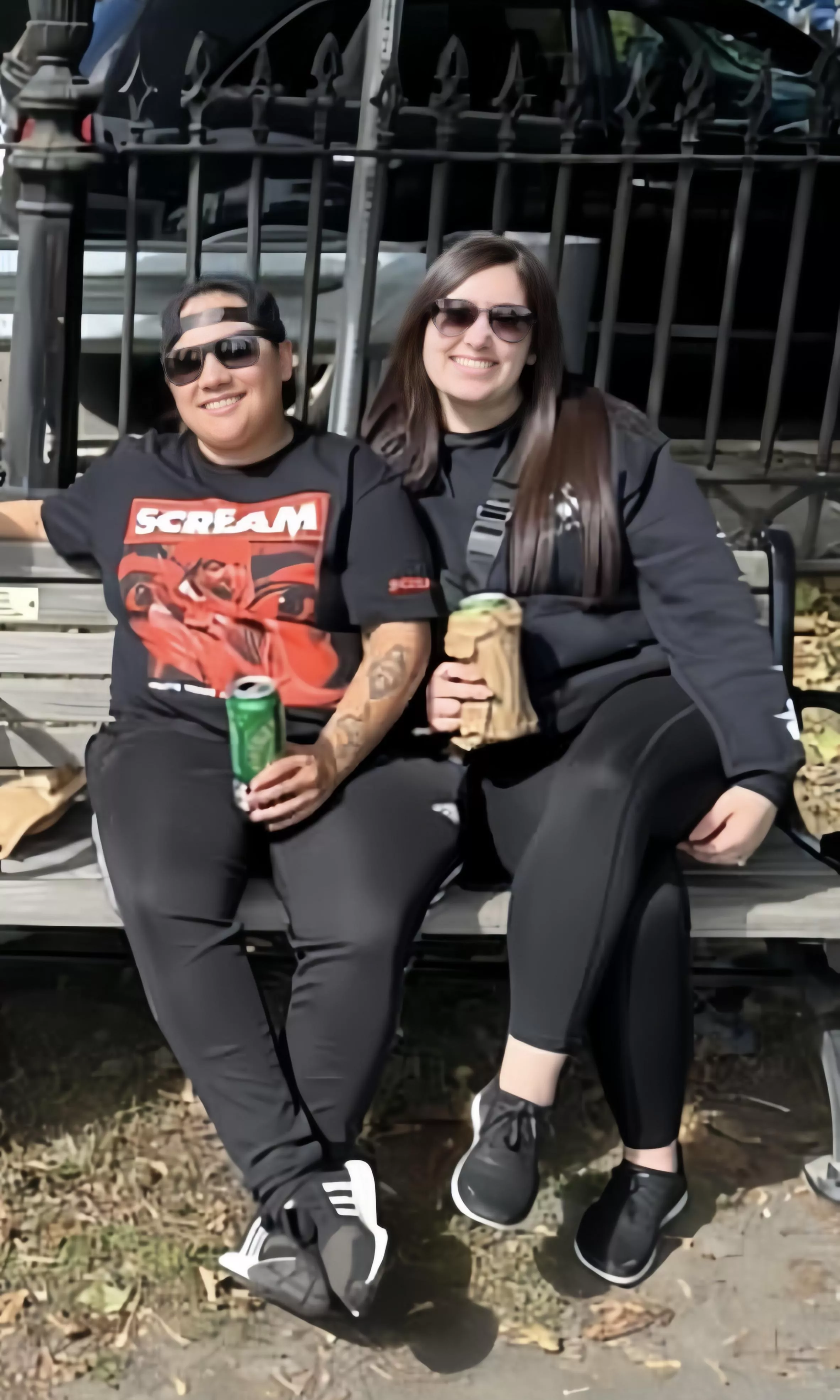 She’s getting me drunk to be a public breeding whore on this bench 😢🥵