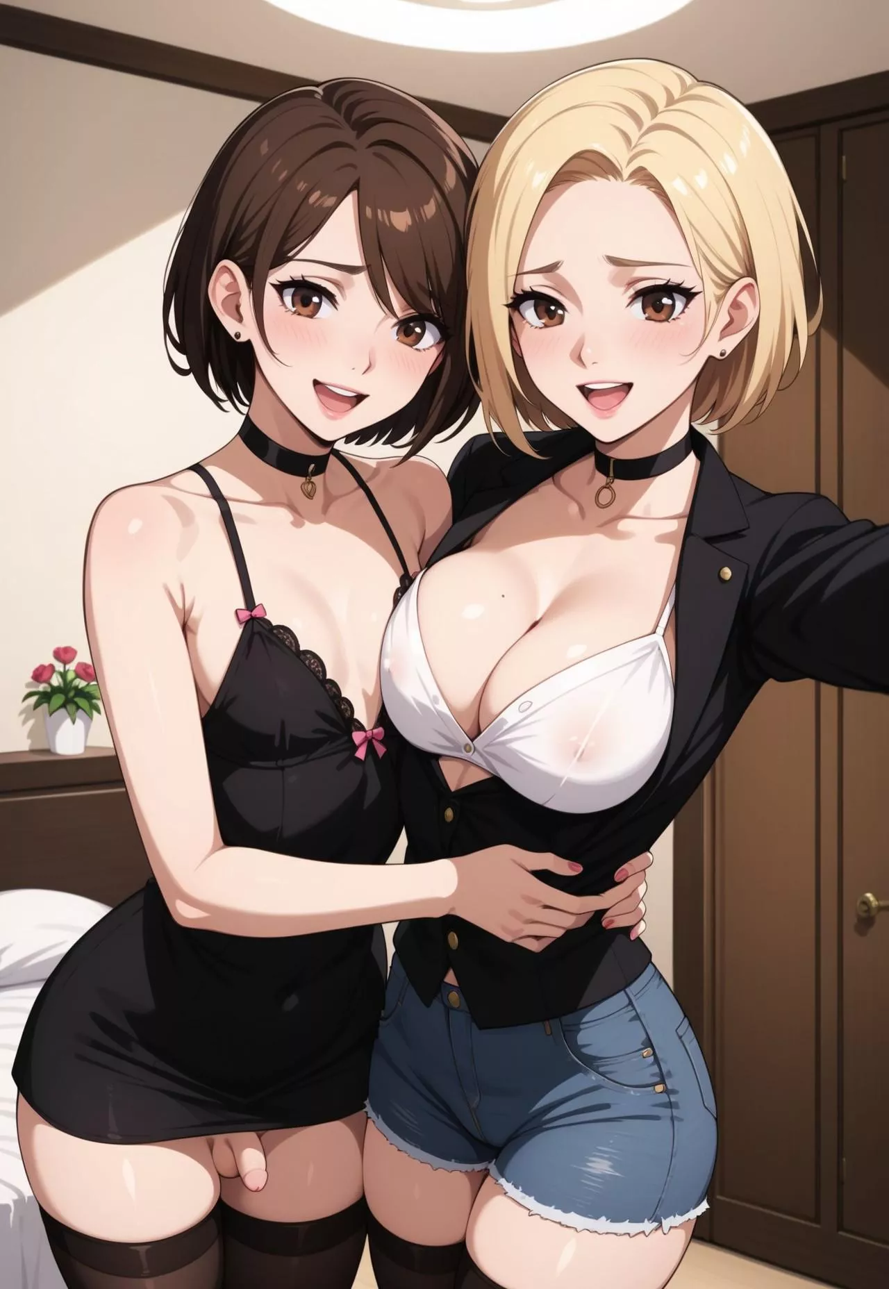 sissy with girlfriend 