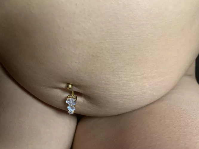 so much fat spilling into my lap, can’t even see my parts ;)