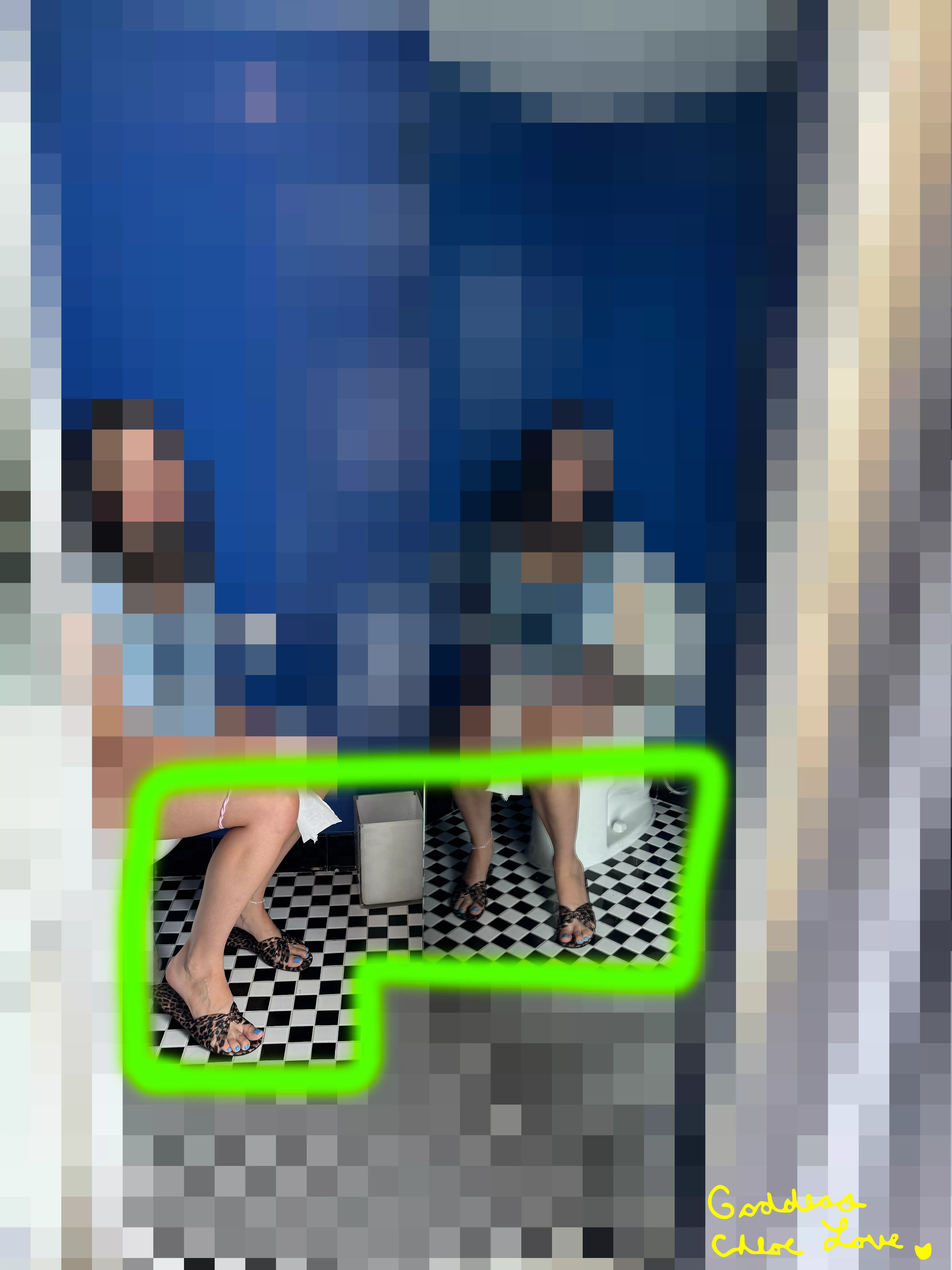 stay there puppy.... you ONLY get to see my feet.