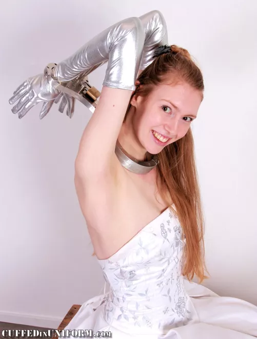 The bride is in big trouble! - Cuffedinuniform