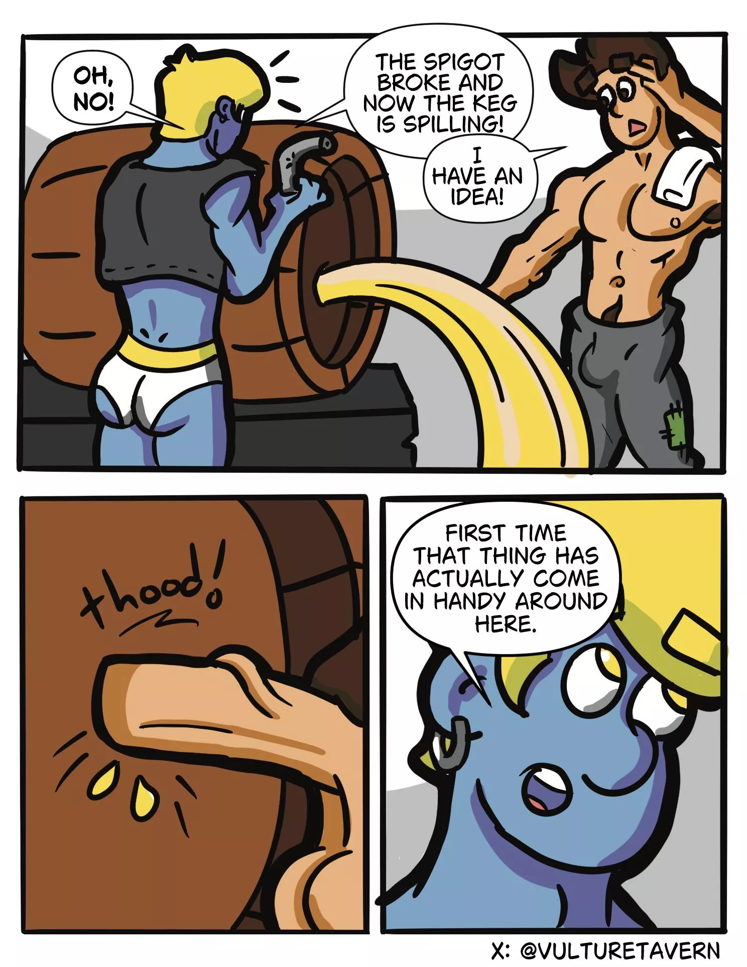 Vulture Tavern comic strip [OC]