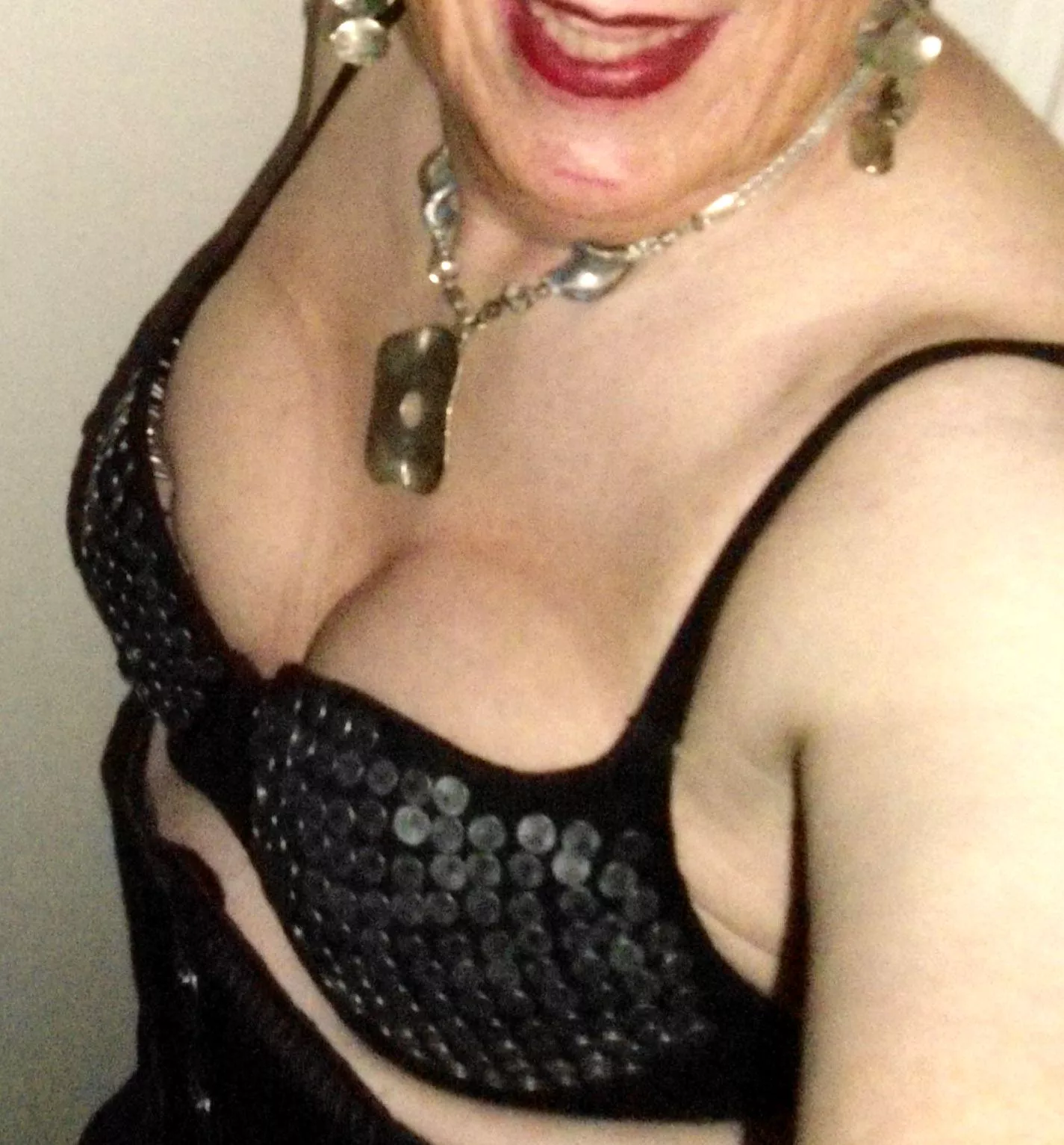 Wearing my new Iron Maiden Form Bra