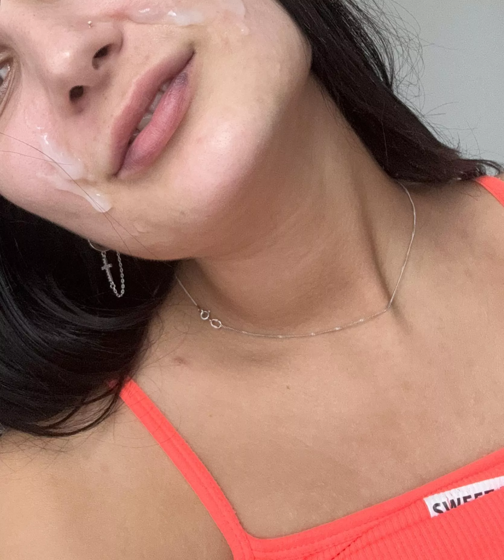 Which needs your cum first My tits or face