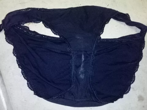 Wife's (40) lovely worn panties for you.