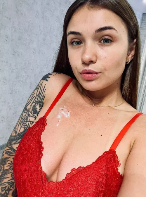 Will you lick it voluntarily? Or should I make you?