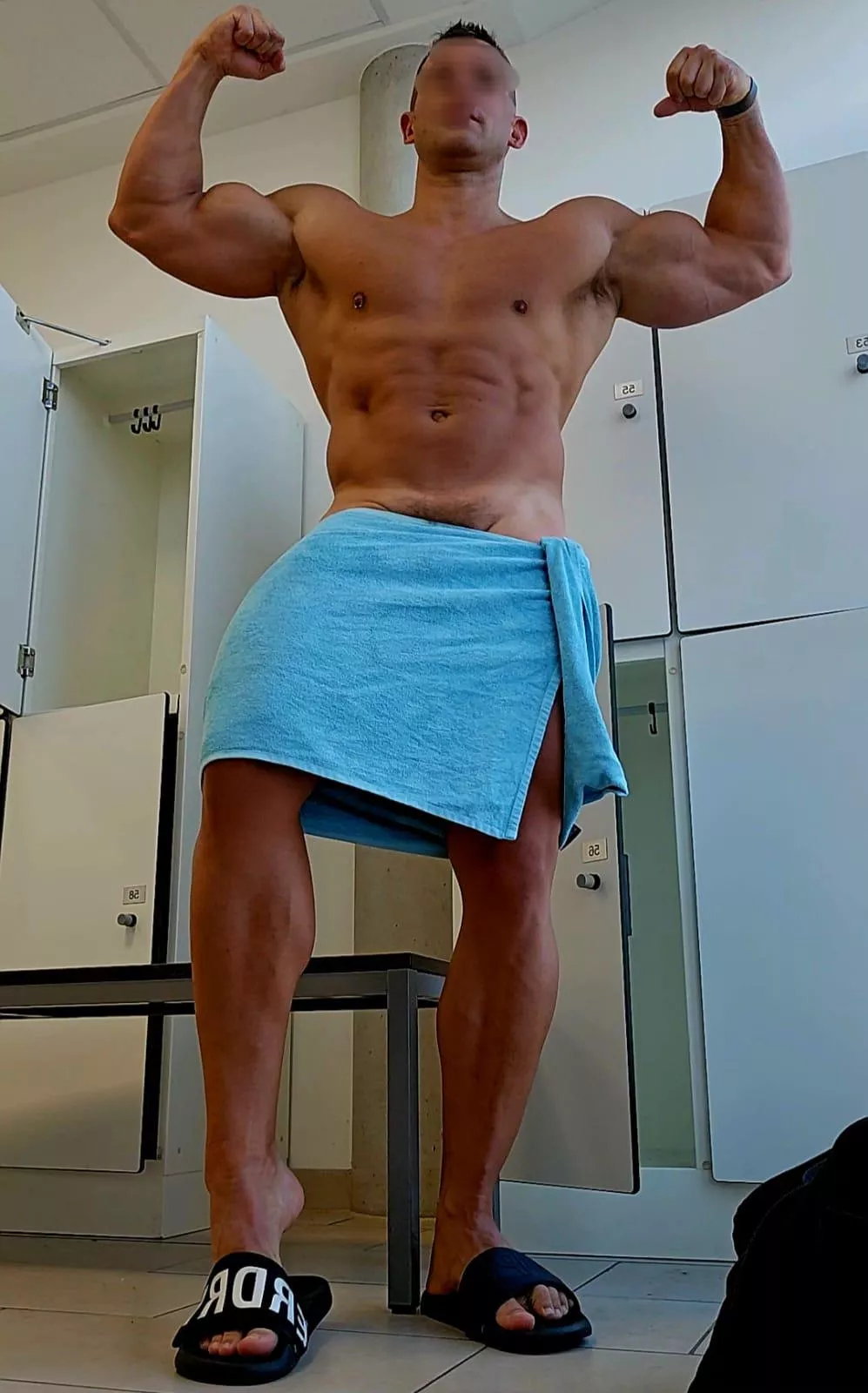 Worship me in the locker room