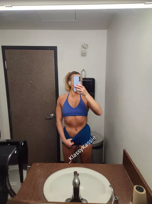 Would you talk to me at the gym? 